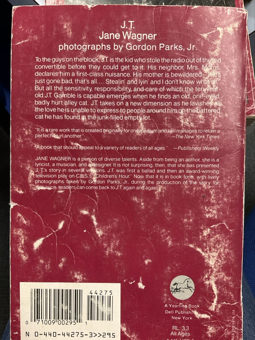 J.T. - Wagner, Jane book collectible [Barcode 84547755585] - Main Image 2