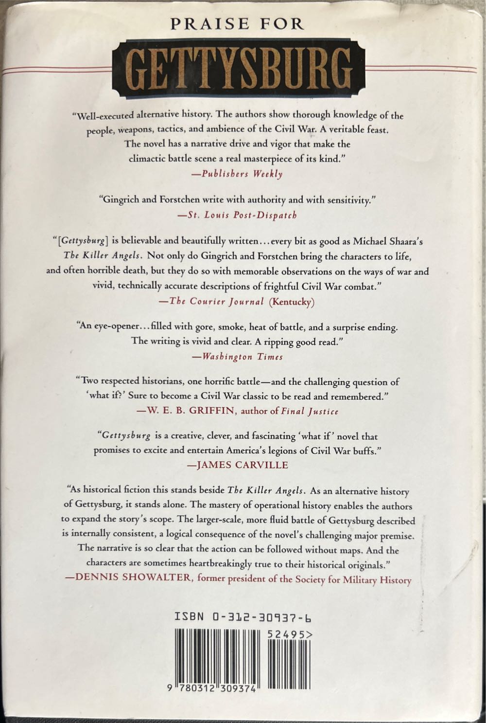Gettysburg Series 2: Grant Comes East - A Novel - Newt Gingrich and William R. Forstchen (Thomas Dunne Books - Hardcover) book collectible [Barcode 9780312309374] - Main Image 2