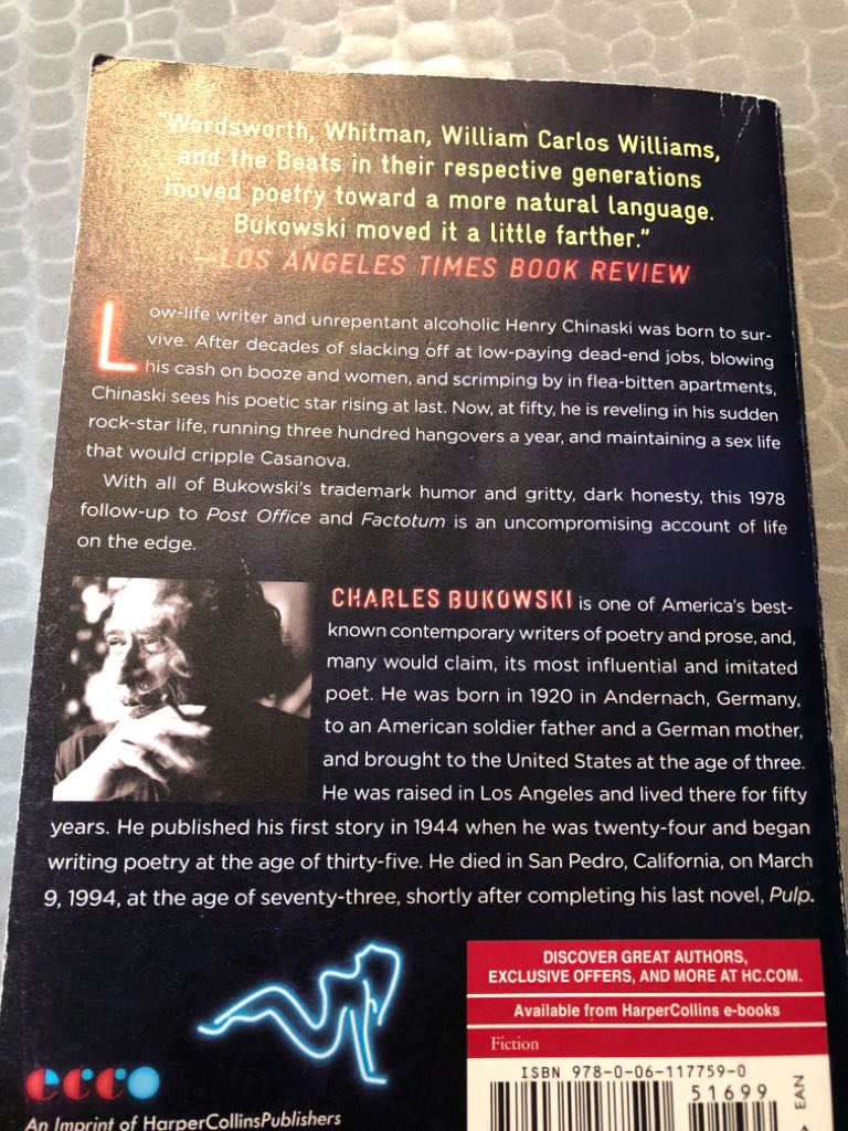 Women - Charles Bukowski (Ecco - Paperback) book collectible [Barcode 9780061177590] - Main Image 2