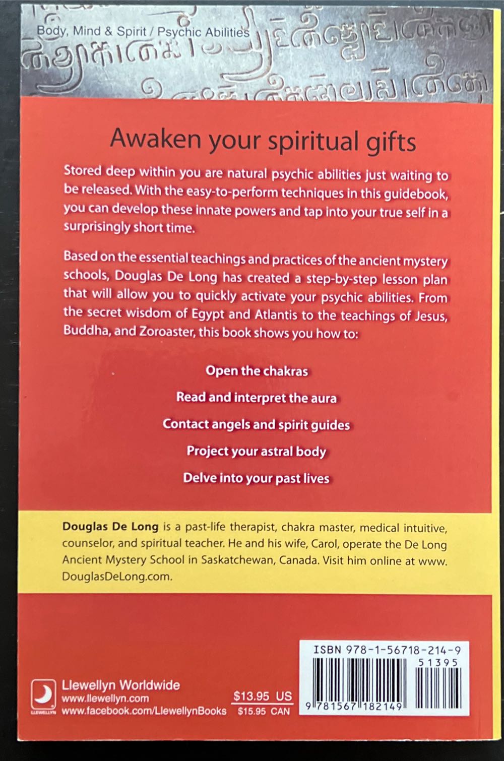 Ancient Teachings for Beginners - Douglas De Long (Llewellyn Publucations - Paperback) book collectible [Barcode 9781567182149] - Main Image 2