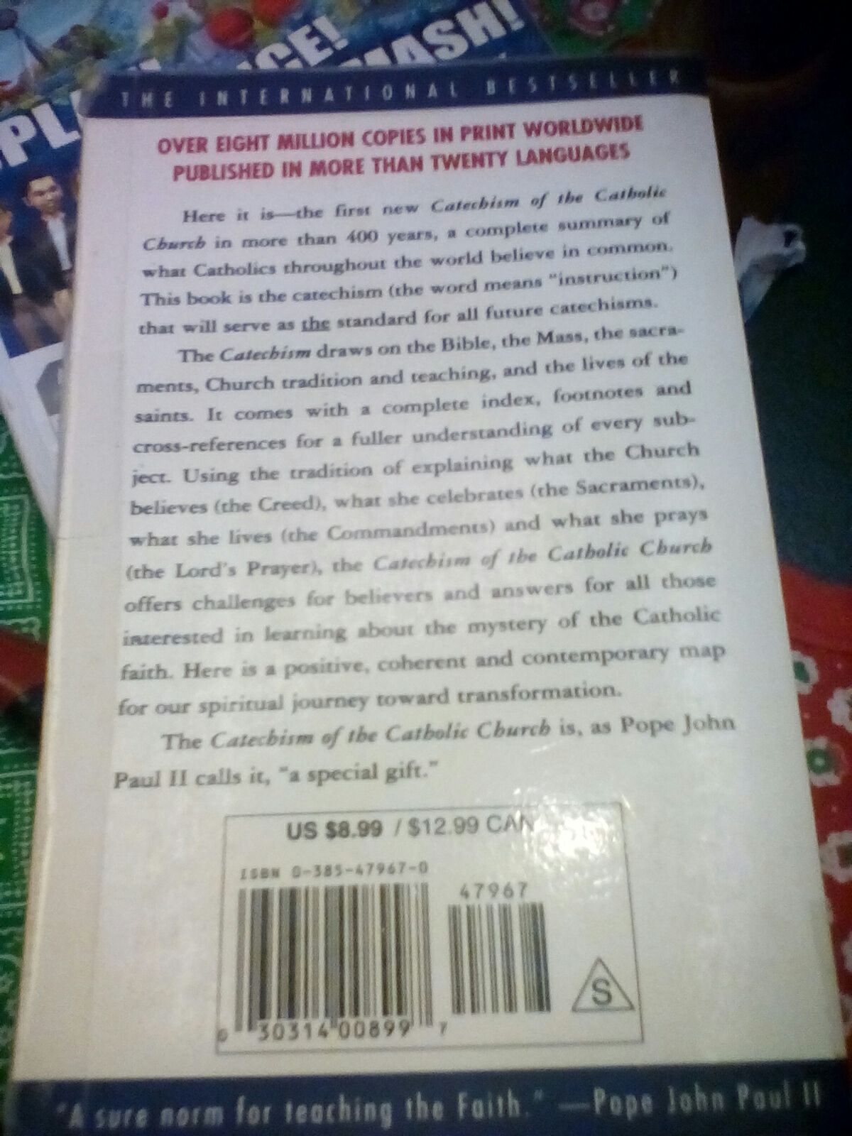 Catechism of the Catholic Church - U.S. Catholic Church (Image - Paperback) book collectible [Barcode 9780385479677] - Main Image 2