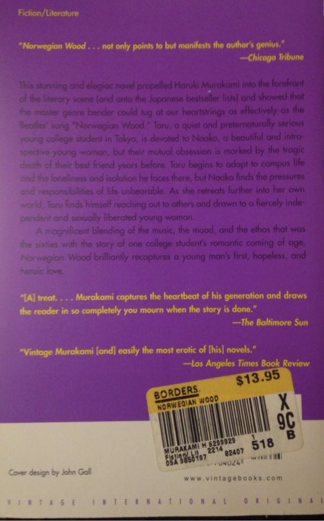 Norwegian Wood  book collectible - Main Image 2