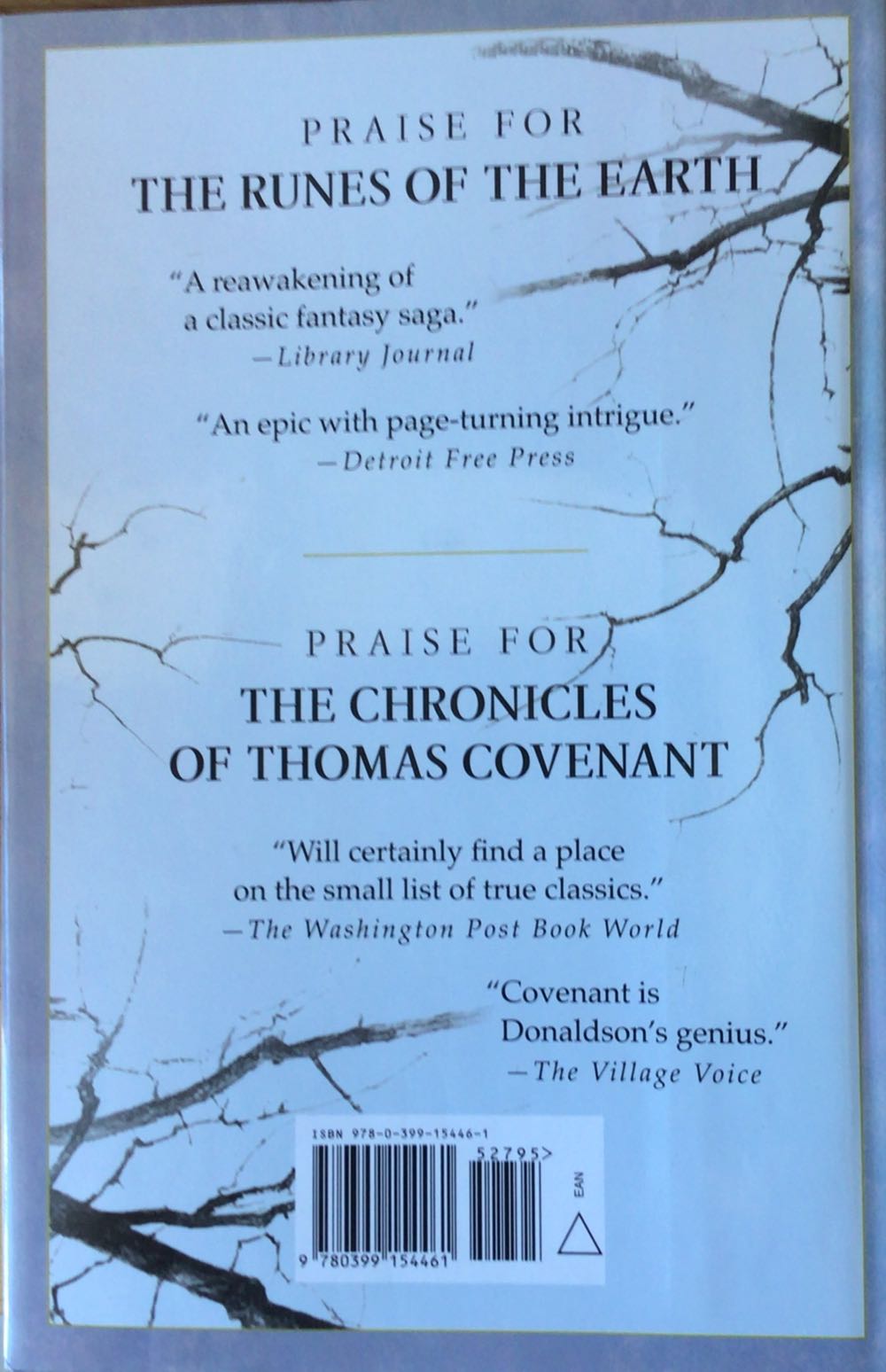 Thomas Covenant:  The Last Chronicles:  Book #2 Fatal Revenant - Stephen R. Donaldson (Putnam - Hardcover) book collectible [Barcode 9780399154461] - Main Image 2