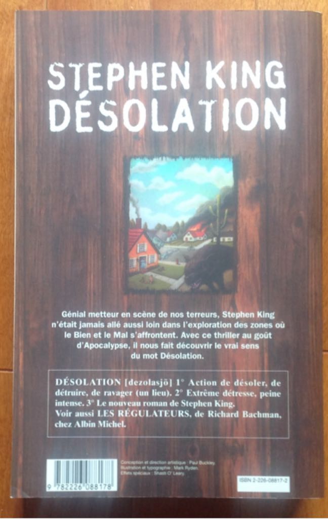 Desolation - M Banner (Albin Michel - Paperback) book collectible - Main Image 2