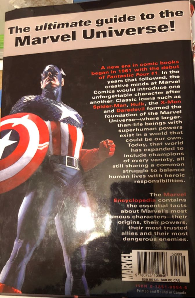 Marvel Encyclopedia Volume 1 Hc - David Bogart (Marvel Comics - Hardcover) book collectible [Barcode 9780785109846] - Main Image 2