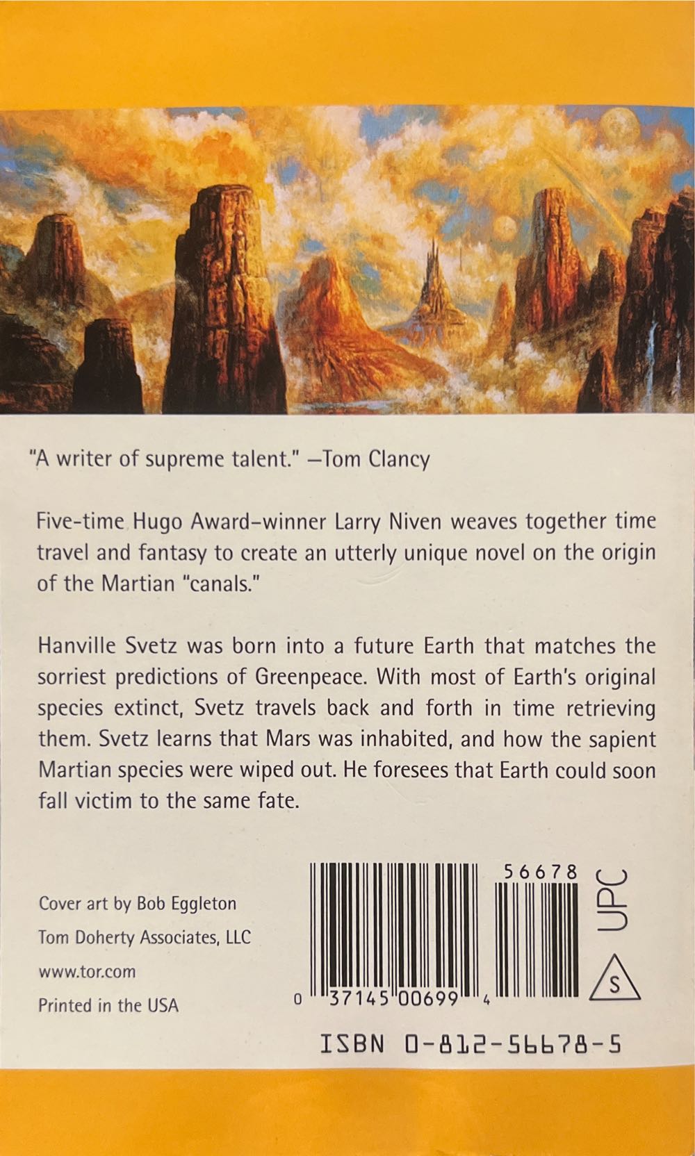 Rainbow Mars - Larry Niven (Tor - Paperback) book collectible [Barcode 9780812566789] - Main Image 2