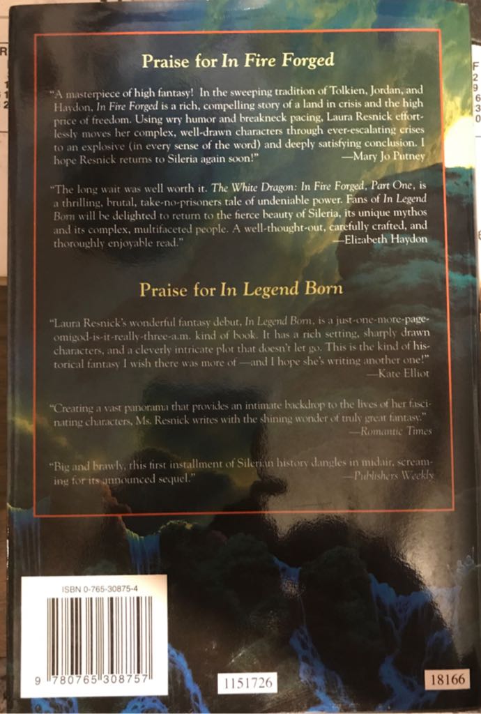 The Destroyer Goddess - Laura Resnick (Tor Books - Hardcover) book collectible [Barcode 9780765308757] - Main Image 2