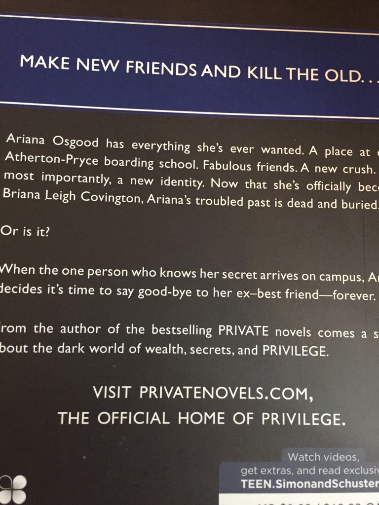 Privilege #3: Perfect Mistake - Kate Brian (Simon & Schuster - Paperback) book collectible [Barcode 9781416967613] - Main Image 2