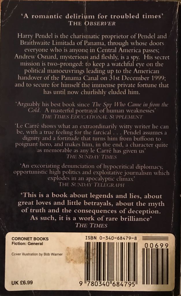 The Tailor of Panama - John le Carré (Coronet Books - Paperback) book collectible [Barcode 9780340684795] - Main Image 2