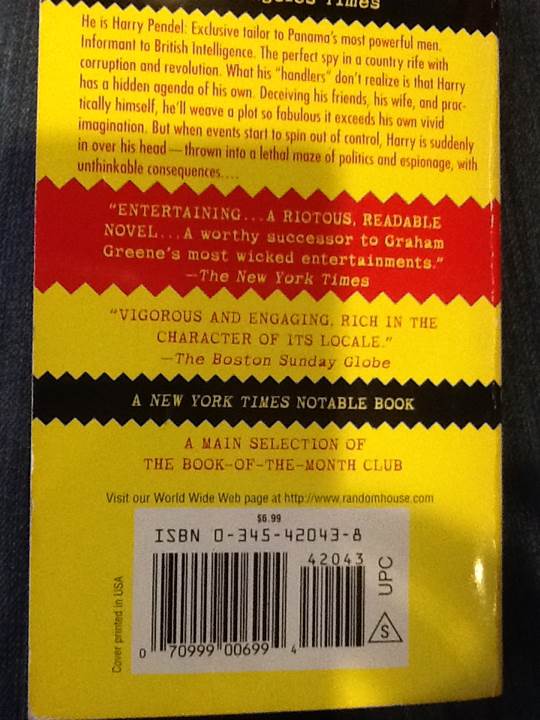 Tailor of Panama, The - John Le Carre (Ballentine Books - Paperback) book collectible [Barcode 9780345420435] - Main Image 2