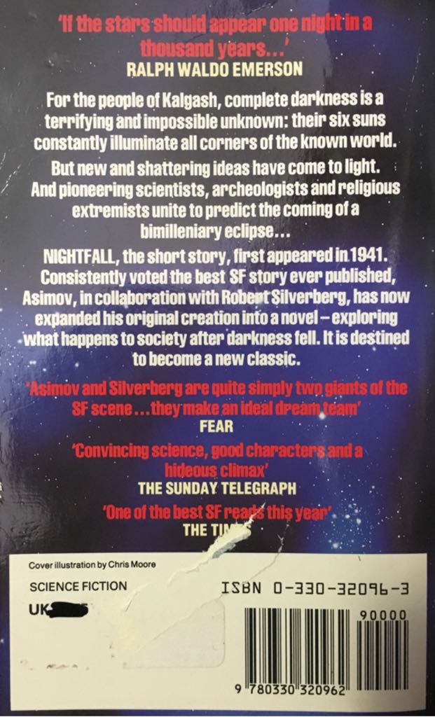 Nightfall - Jake Halpern (Pan Books - Hardcover) book collectible [Barcode 9780330320962] - Main Image 2