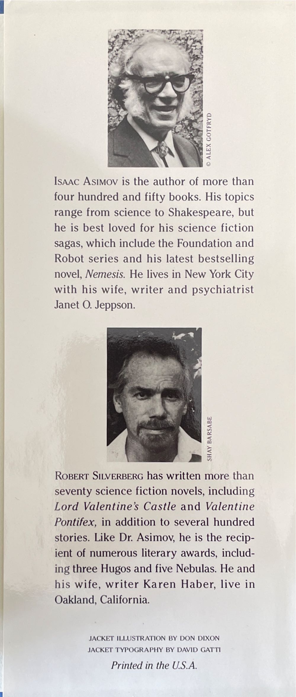 Nightfall - Robert Silverberg (Doubleday - Hardcover) book collectible [Barcode 9780385263412] - Main Image 4