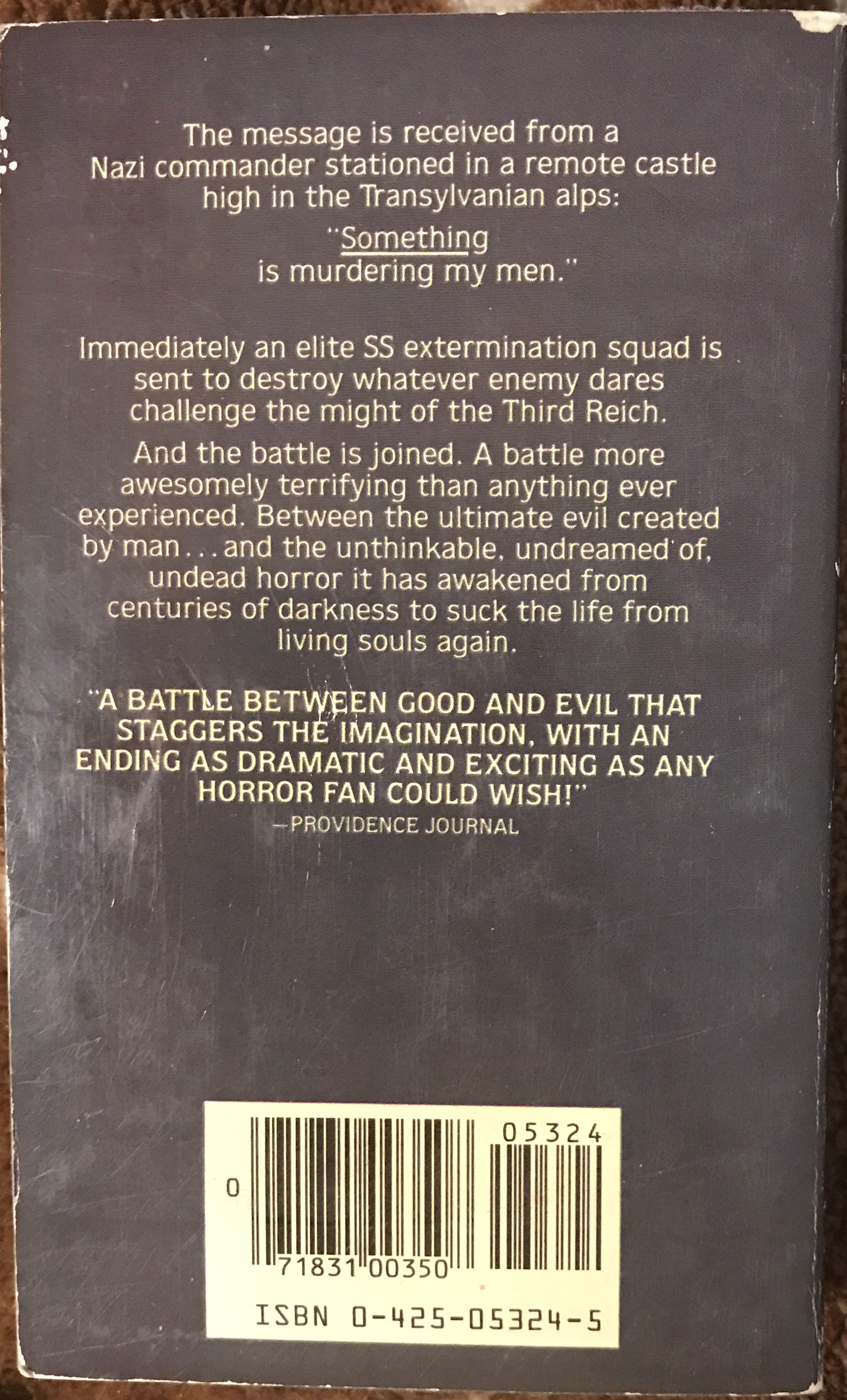 The Adversary Cycle 1: The Keep - F. Paul Wilson (TOR Horror - Paperback) book collectible [Barcode 0515088757] - Main Image 2