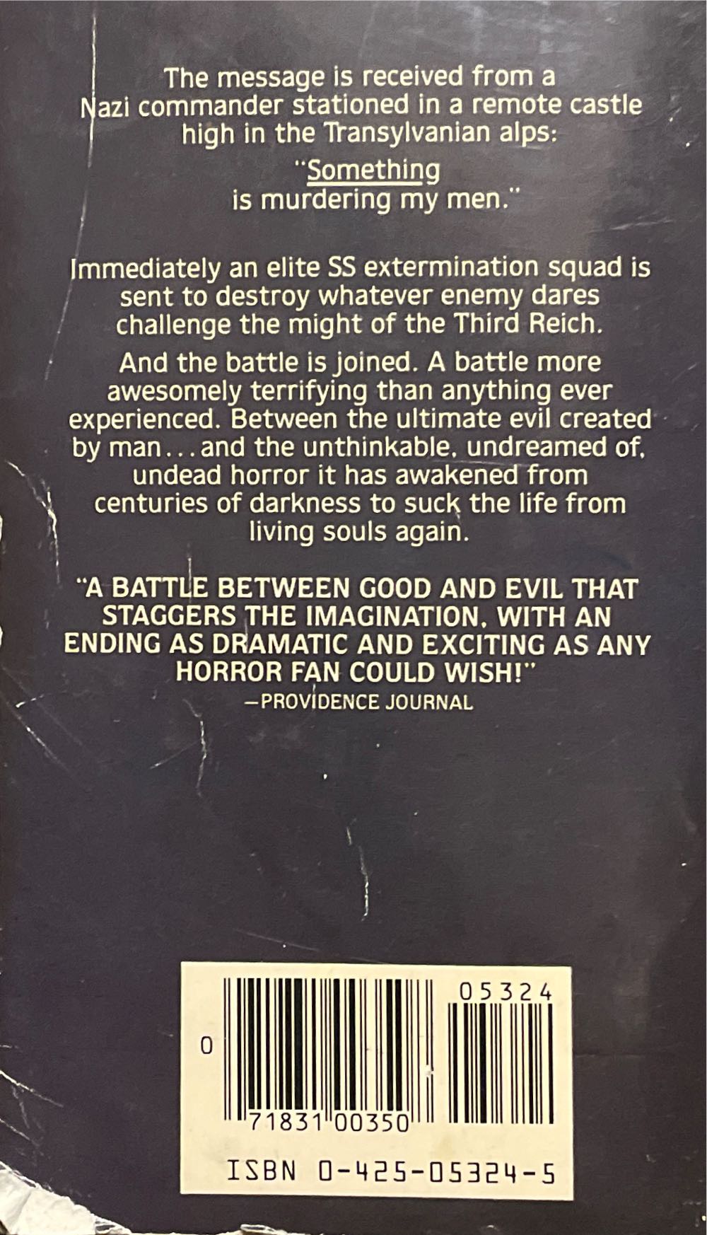 The Keep - F. Paul Wilson (Berkley - Paperback) book collectible [Barcode 9780425053249] - Main Image 2