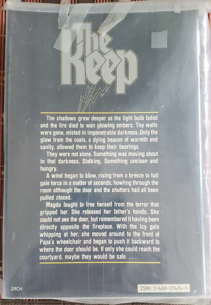 The Keep - F. Paul Wilson (William Morrow & Co - Hardcover) book collectible [Barcode 9780425064436] - Main Image 3