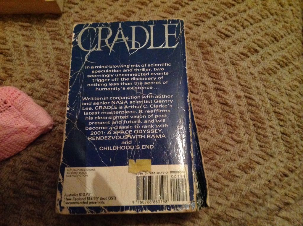 Cradle - Arthur C. Clarke (Sphere - Paperback) book collectible [Barcode 9780708883198] - Main Image 2