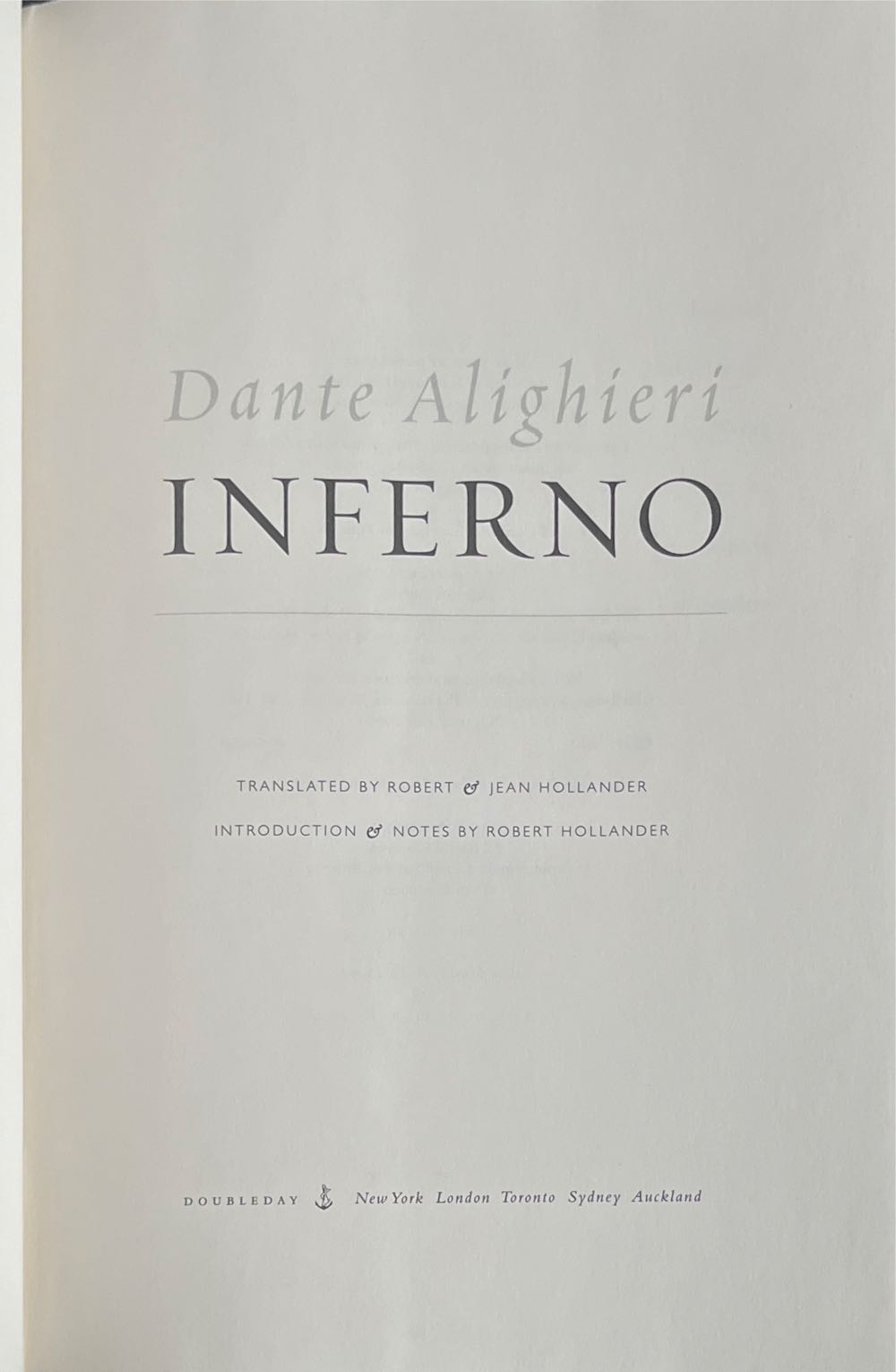Paradiso - Dante Alighieri (Doubleday - Hardcover) book collectible [Barcode 9780385496971] - Main Image 4