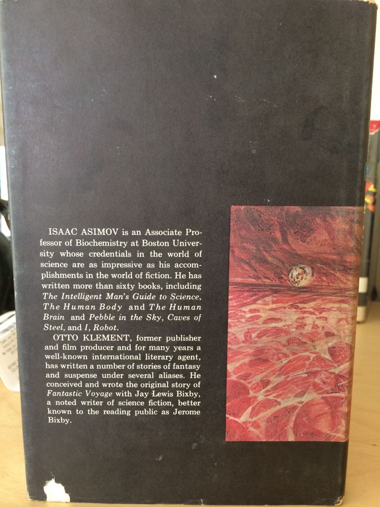 Fantastic Voyage - Isaac Asimov (Houghton Mifflin Company - Hardcover) book collectible - Main Image 2