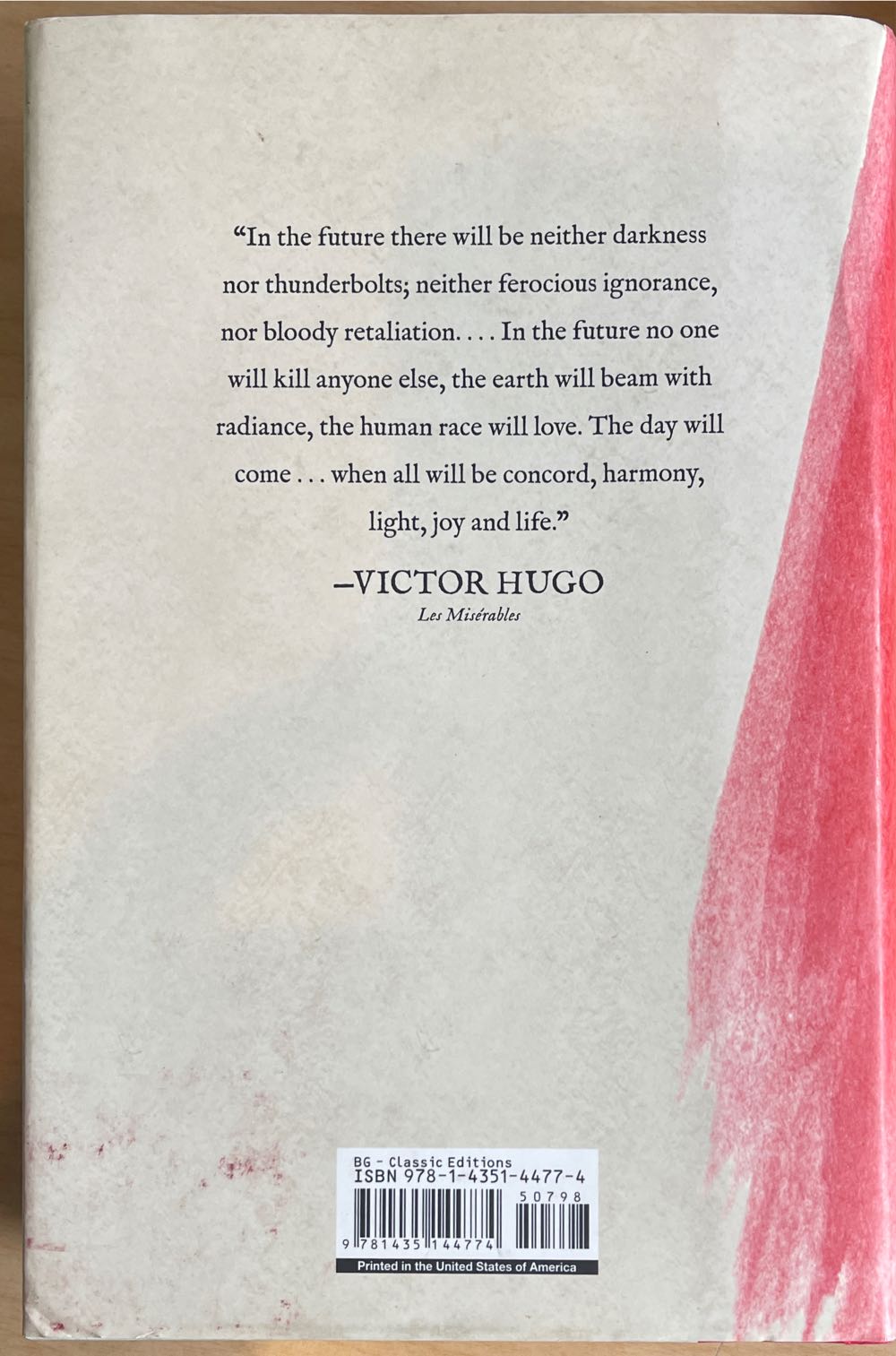 Les Misérables - Victor Hugo (Fall River Press - Hardcover) book collectible [Barcode 9781435144774] - Main Image 2