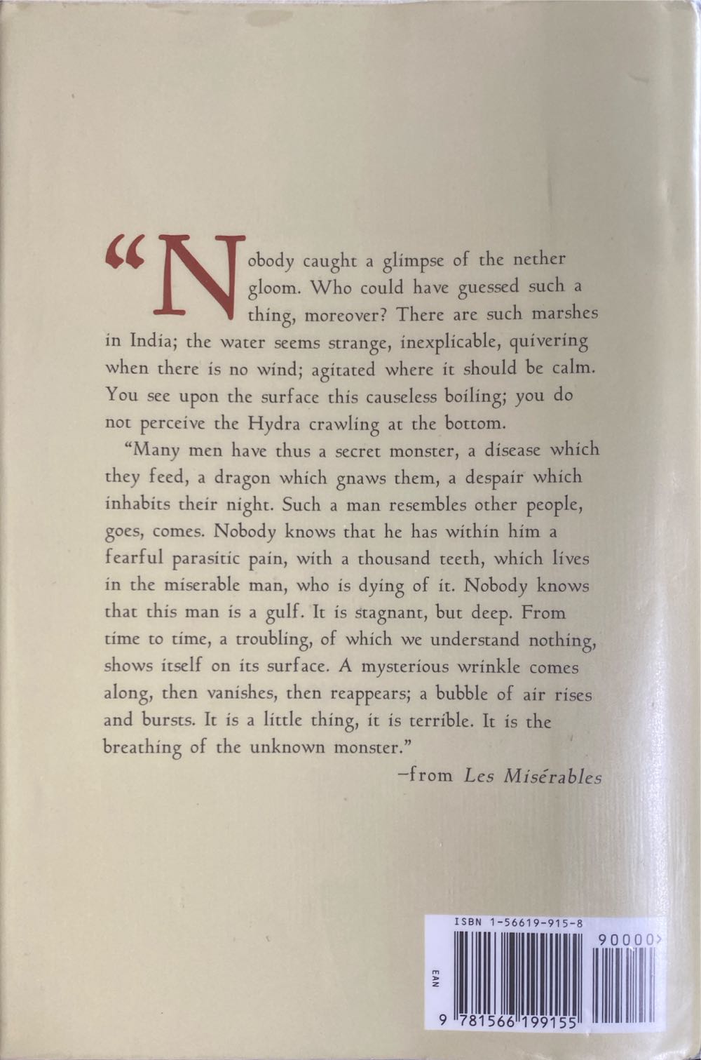 Les Miserables - Hugo, Victor (Barnes & Noble Books - Hardcover) book collectible [Barcode 9781566199155] - Main Image 2