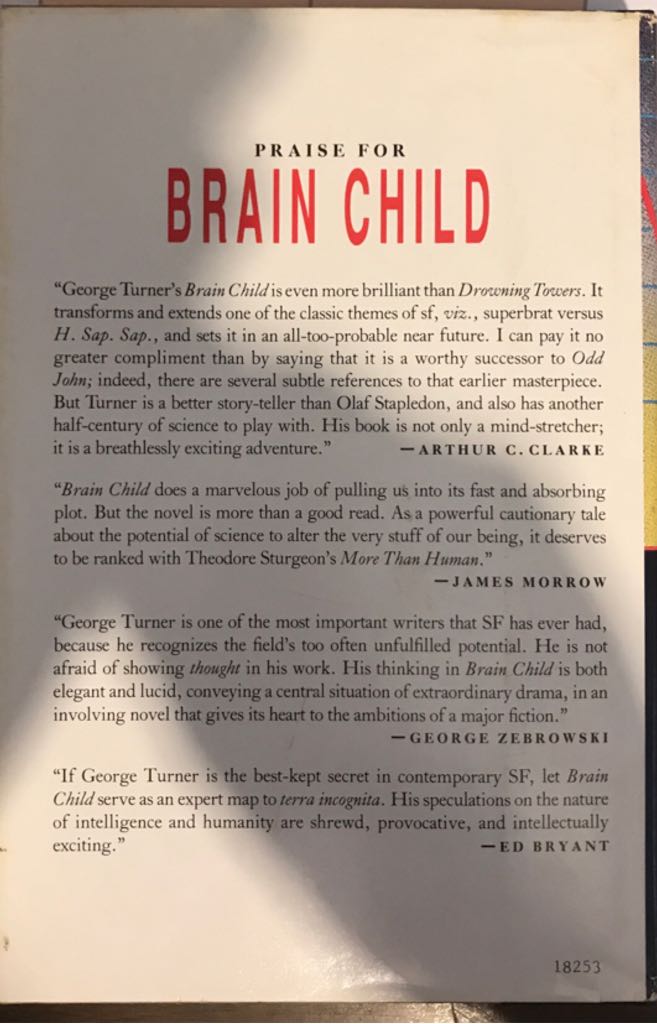 Brainchild - George Turner (William Morrow And Company - Hardcover) book collectible - Main Image 2