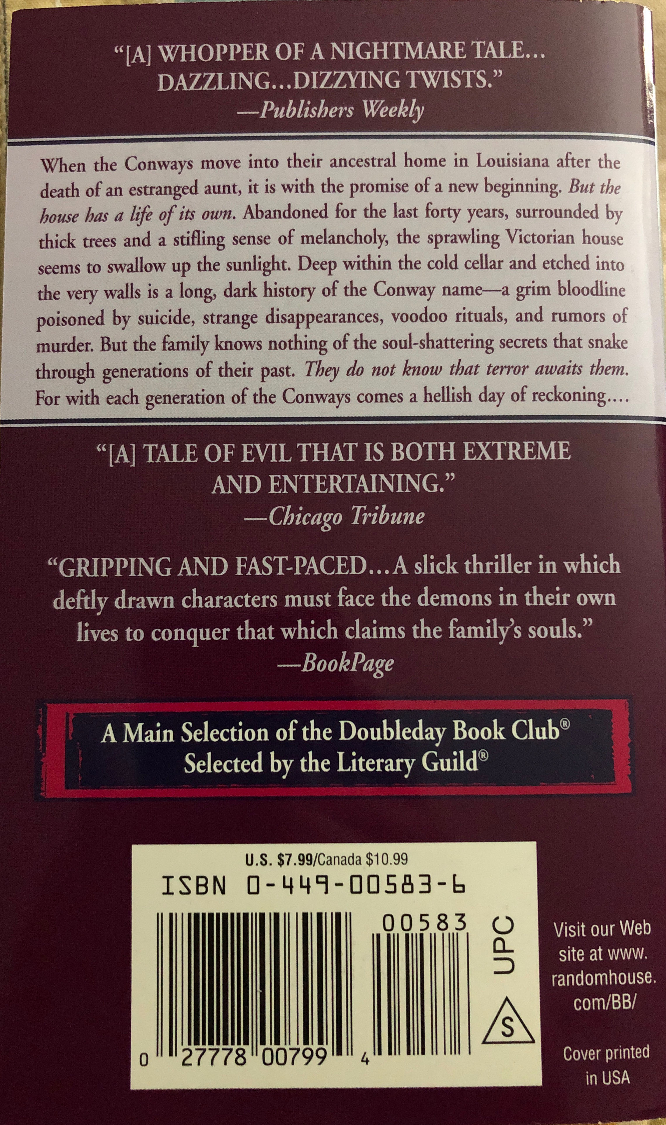 The Right Hand of Evil - John Saul (Ballantine Books - Hardcover) book collectible [Barcode 9780449005835] - Main Image 2