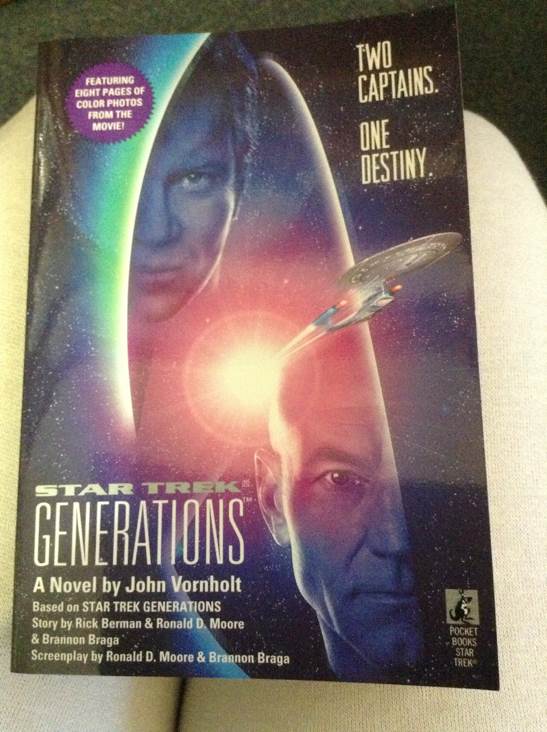 Star Trek: Generations - John Vornholt (Minstrel Books - Paperback) book collectible [Barcode 9780671519018] - Main Image 1