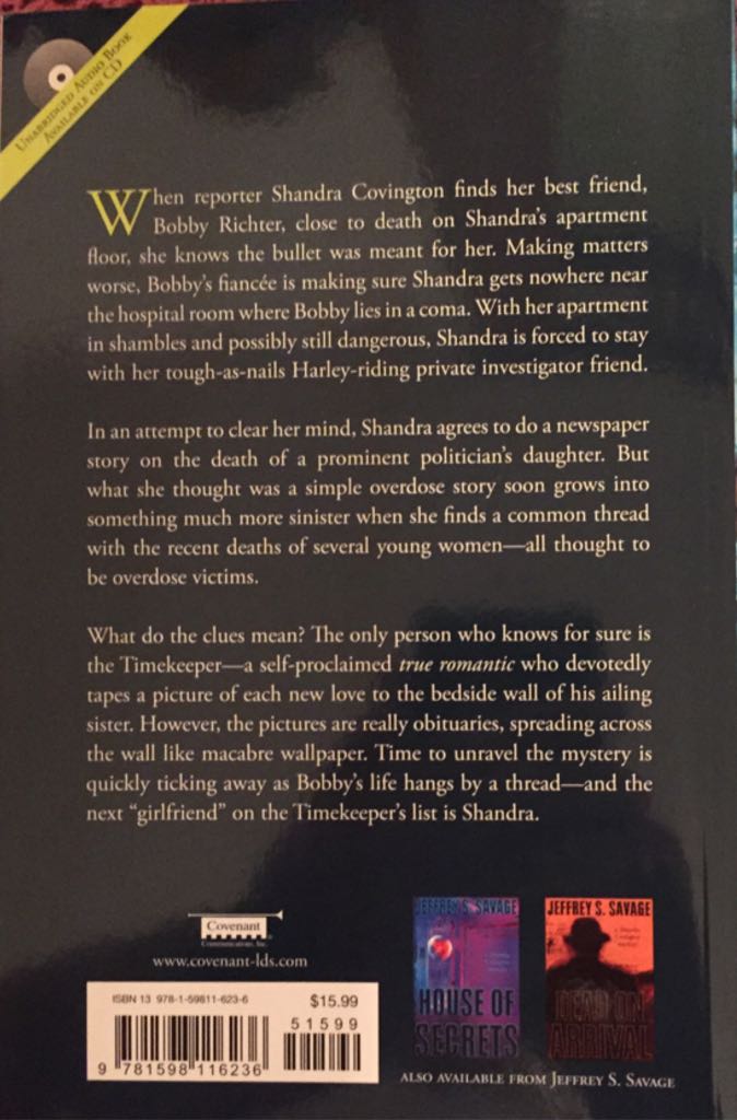 A Time to Die - John Vornholt (Covenant Communiations Incorporated - Paperback) book collectible [Barcode 9781598116236] - Main Image 2