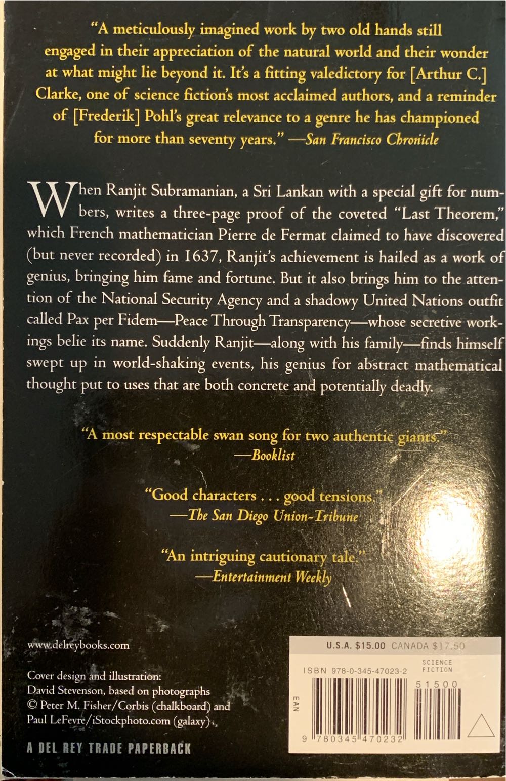 The Last Theorem - C. Clarke (Random House LLC - Trade Paperback) book collectible [Barcode 9780345470232] - Main Image 2