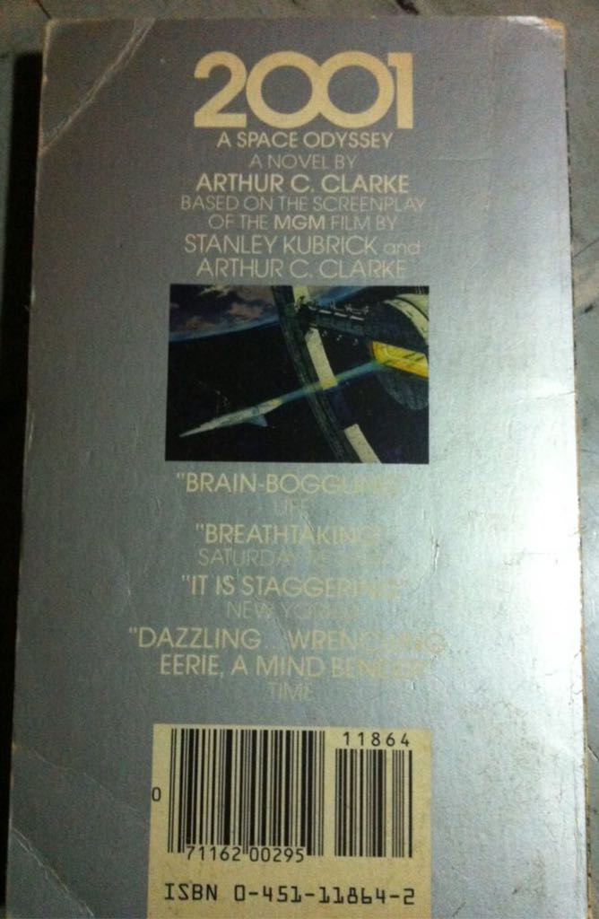 2001: A Space Odyssey - Arthur C. Clarke (A Signet Book - Paperback) book collectible [Barcode 9780451118646] - Main Image 2