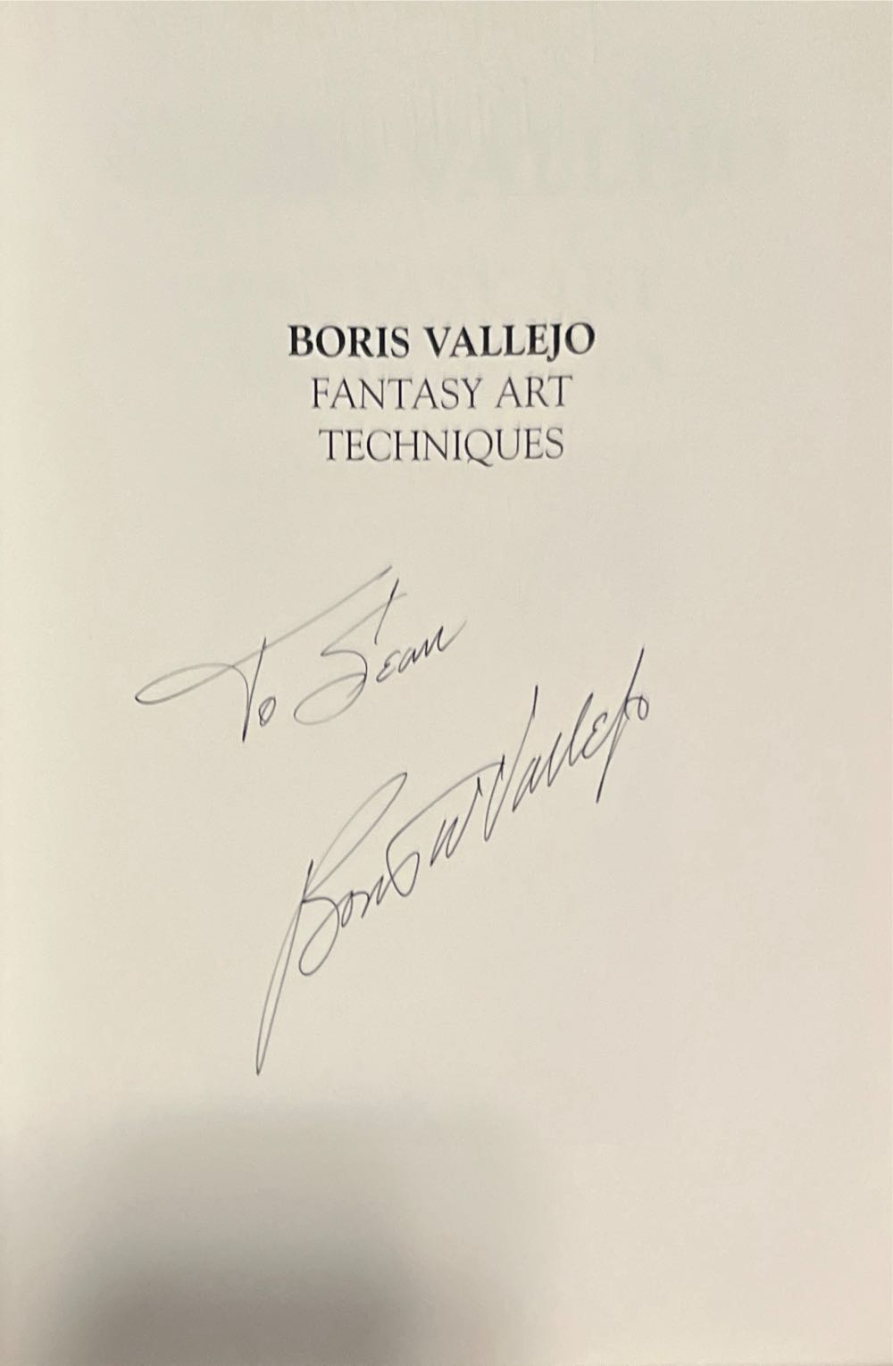 Boris Vallejo Fantasy Art Techniques - Boris Vallejo (- Paperback) book collectible [Barcode 9780684819044] - Main Image 3