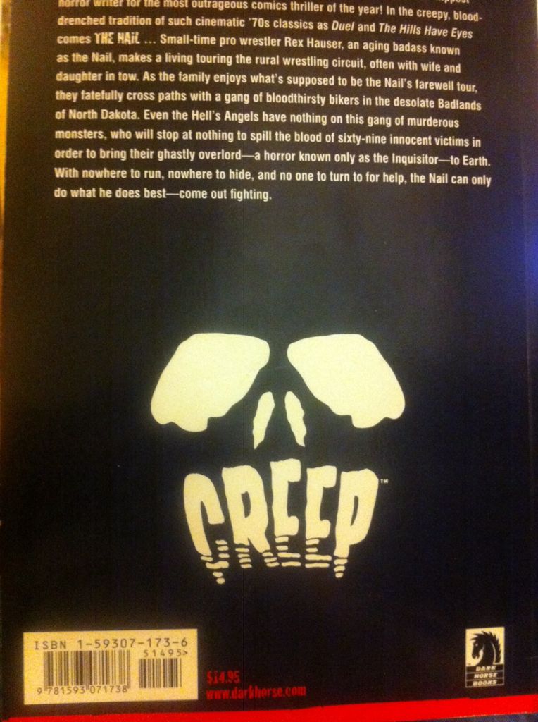 The Nail - Rob Zombie (Hi Marketing [distributor] - Paperback) book collectible [Barcode 9781593071738] - Main Image 2