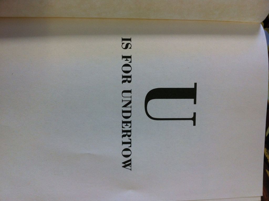 U Is For Undertow - Sue Grafton book collectible [Barcode 9781615236800] - Main Image 1