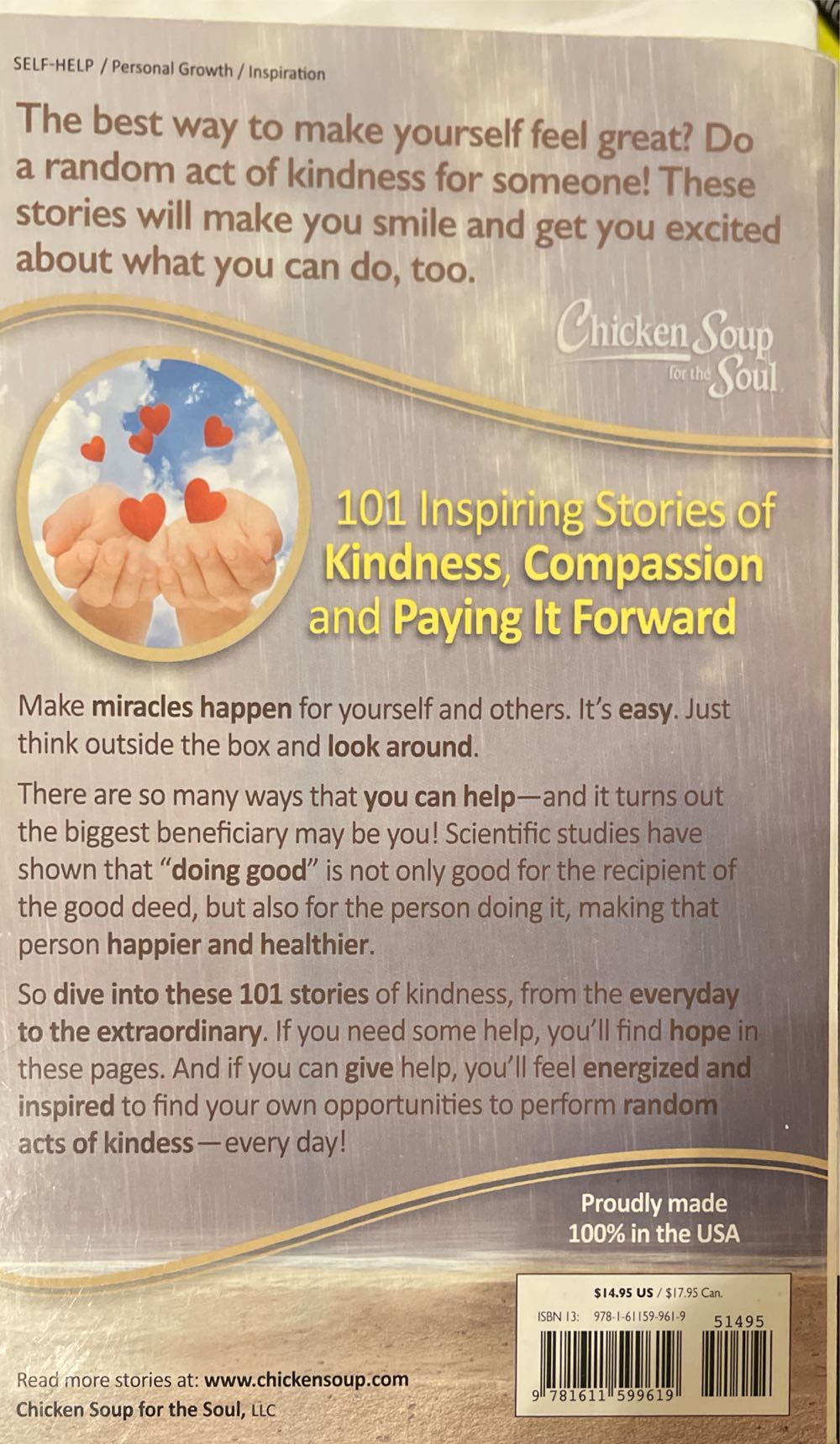 Chicken Soup For The Soul: Random Acts Of Kindness - Jack Canfield (Chicken Soup for the Soul - Paperback) book collectible [Barcode 9781611599619] - Main Image 2