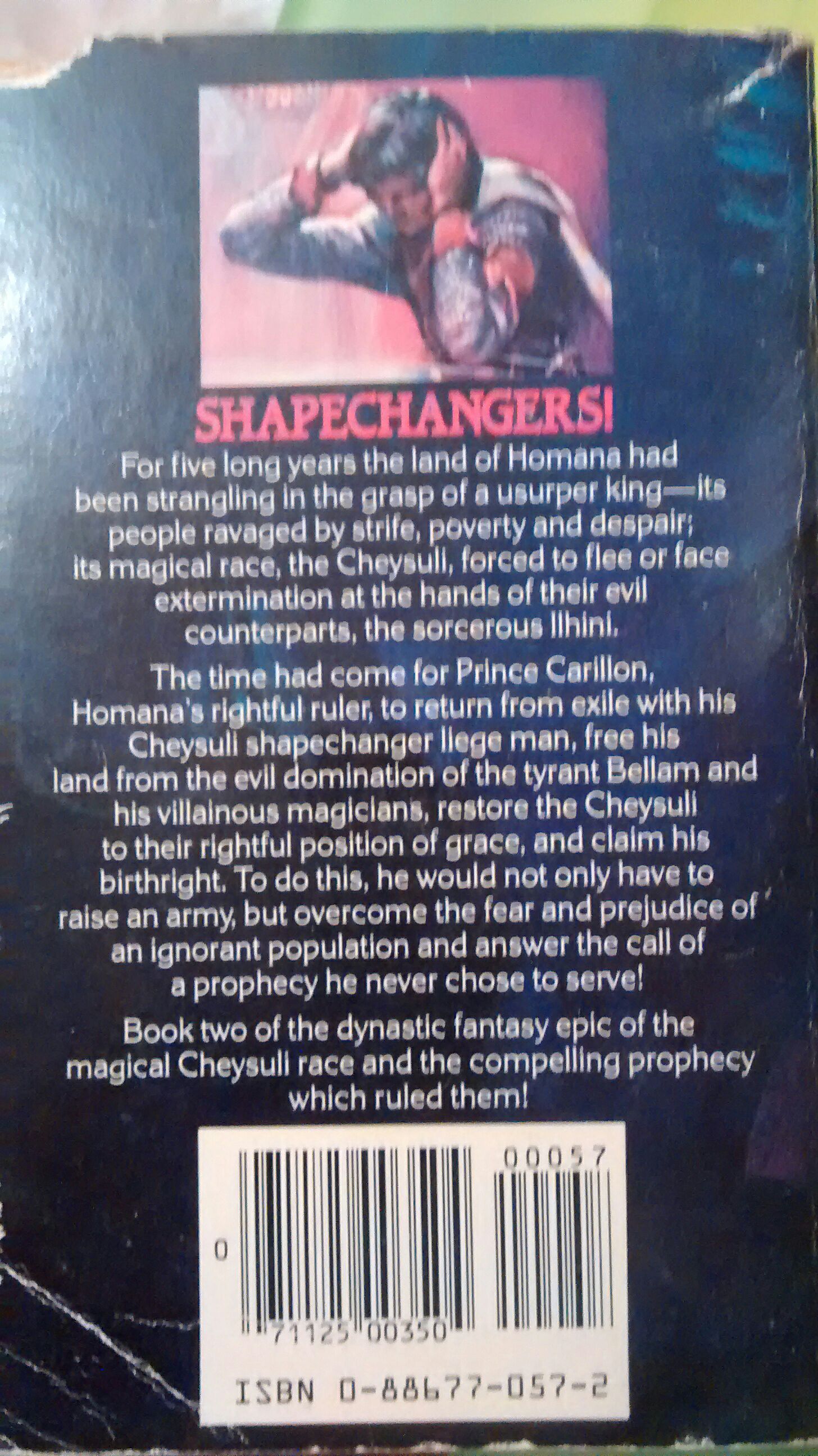 The Song of Homana - Jennifer Roberson (New York : Daw Books ; [Scarborough, Ont.] : New American Library of Canada) book collectible [Barcode 9780886770570] - Main Image 2
