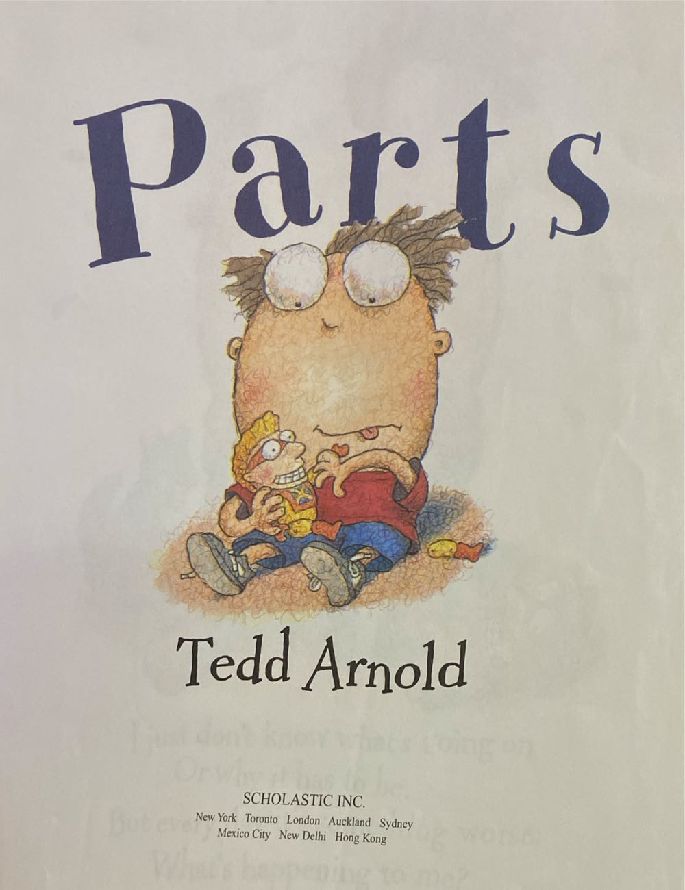 Parts - Tedd Arnold (Scholastic Inc - Paperback) book collectible [Barcode 9780439042925] - Main Image 3