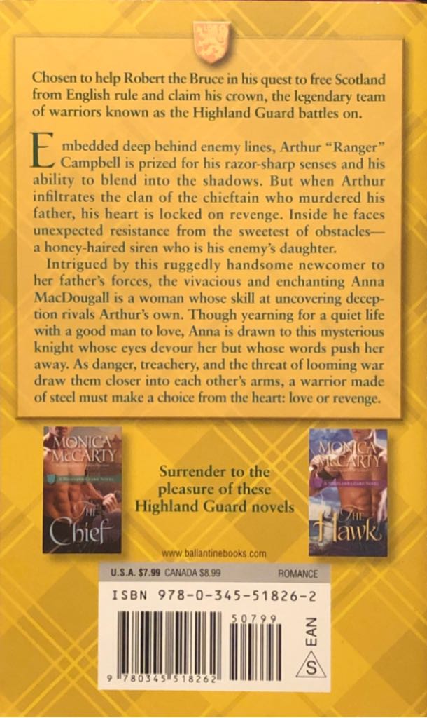 The Ranger - Monica McCarty (Ballantine Books - Paperback) book collectible [Barcode 9780345518262] - Main Image 2