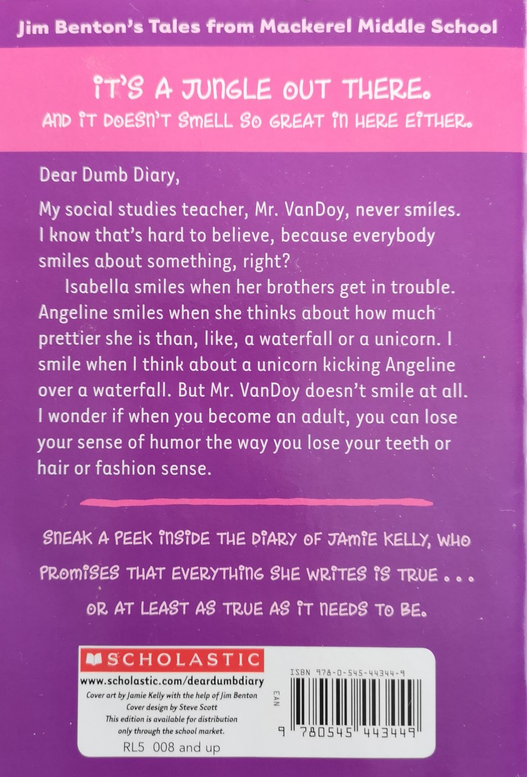 DDD 5: Can Adults Become Human? - Jim Benton book collectible [Barcode 9780545443449] - Main Image 2