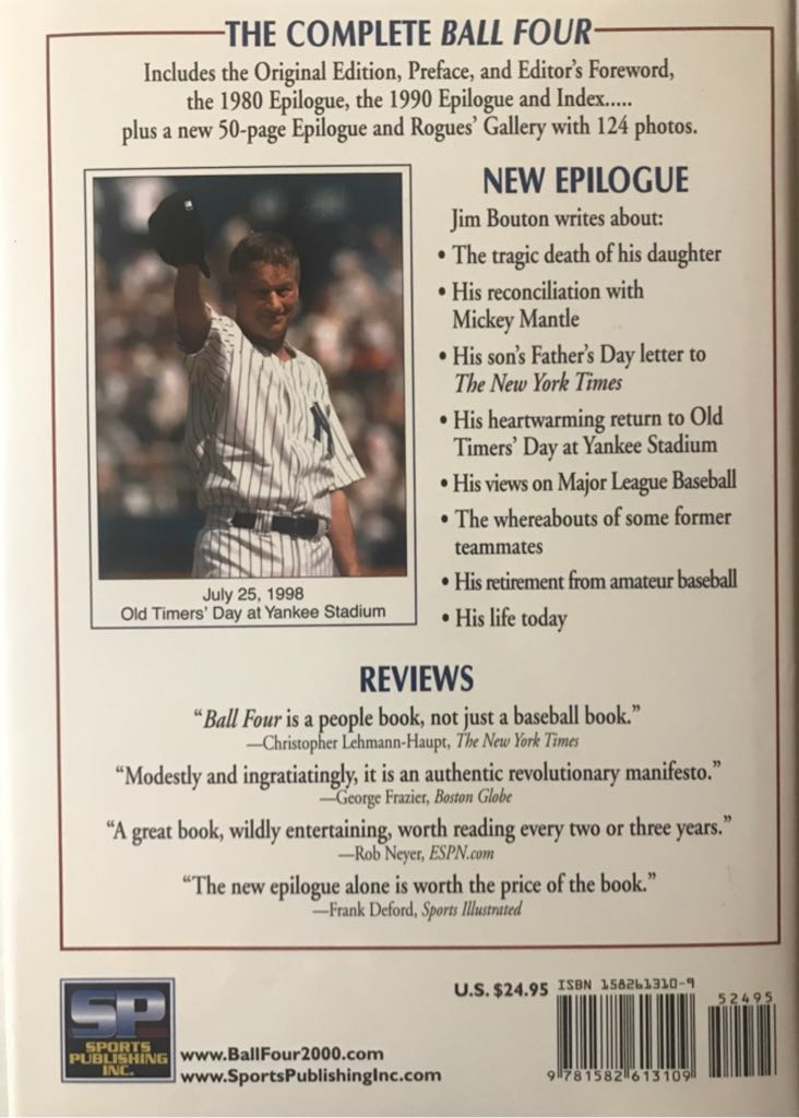 Ball Four: The Final Pitch - Jim Bouton (Audible Studios - Audiobook) book collectible [Barcode 9781582613109] - Main Image 2