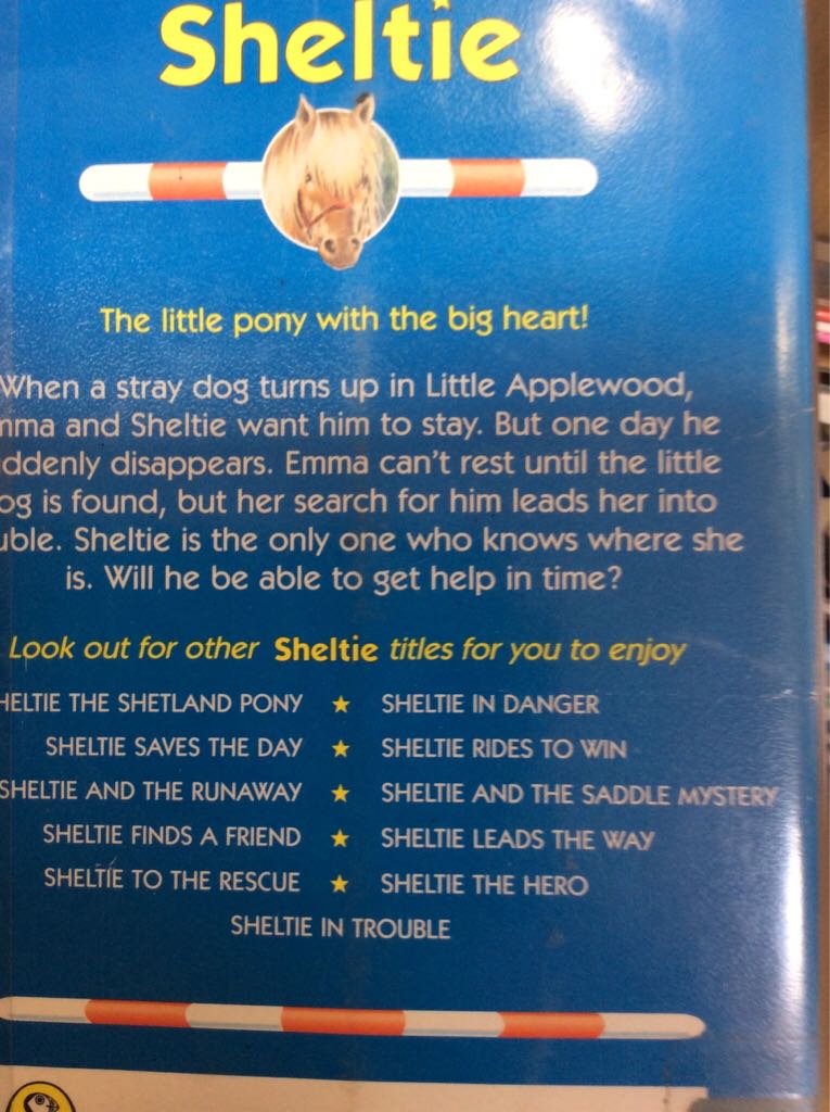 Sheltie And The Stray - Clover, Peter (A Puffin Book) book collectible [Barcode 9780141301372] - Main Image 2