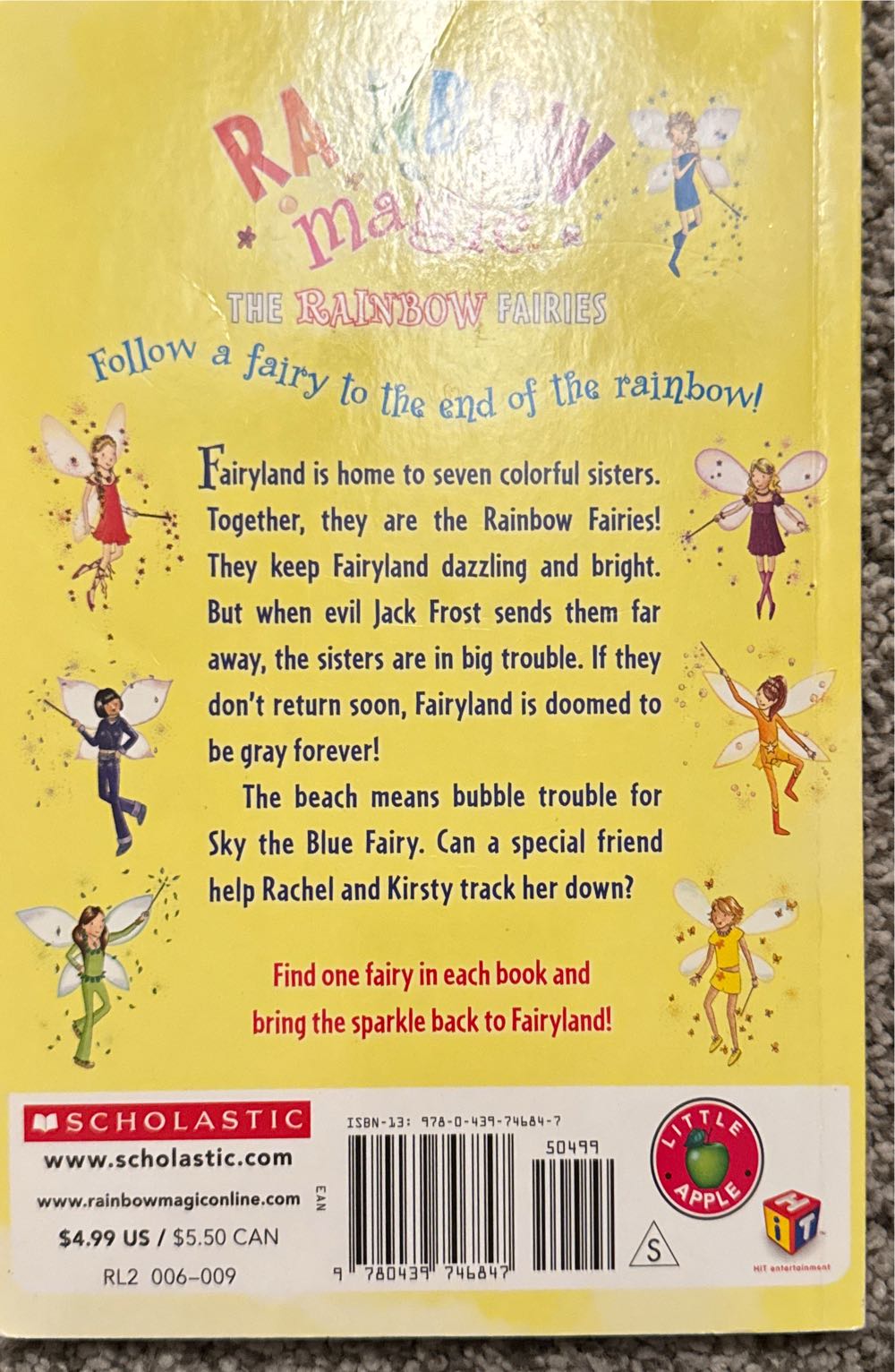 Rainbow Magic #5: Sky the Blue Fairy - Daisy Meadows (Scholastic Paperbacks) book collectible [Barcode 9780439746847] - Main Image 2