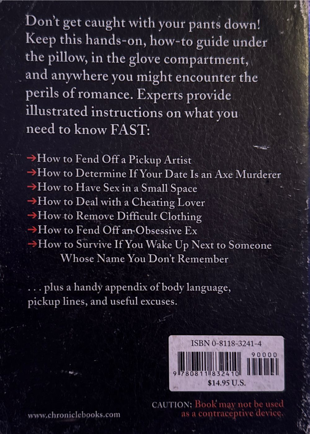 The Worst-Case Scenario Survival Handbook: Dating and Sex - Joshua Piven (Chronicle Books - Paperback) book collectible [Barcode 9780811832410] - Main Image 2
