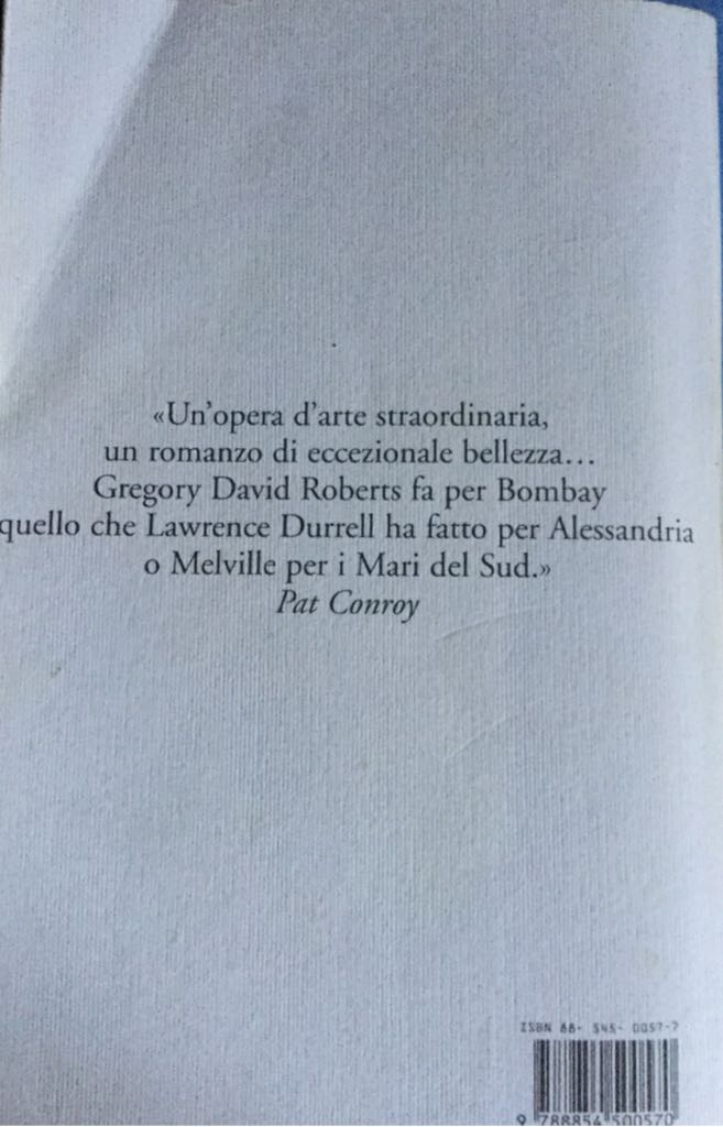 Shantaram - Gregory David Roberts (Neri Pozza Editore) book collectible [Barcode 9788854500570] - Main Image 2