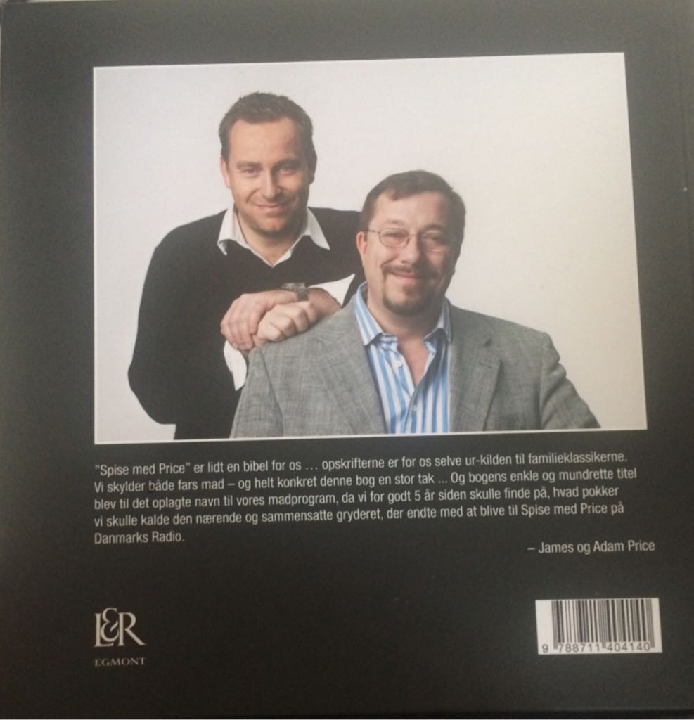 Spise Med Price - Adam Price (Hardcover) book collectible [Barcode 9788711404140] - Main Image 2