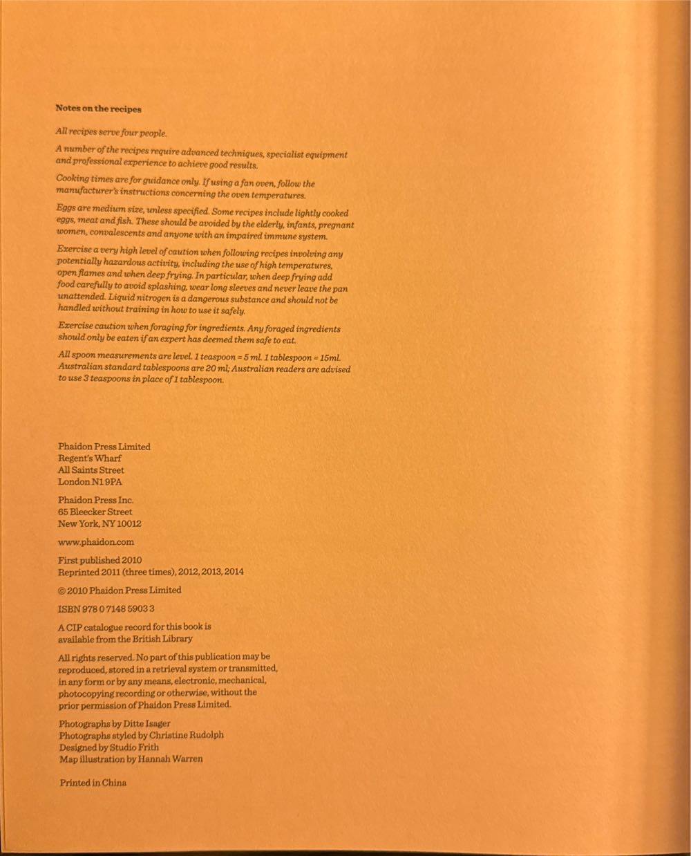 NOMA: Time And Place In Nordic Cuisine - Rene Redzepi (Phaidon Press Limited - Hardcover) book collectible [Barcode 9780714859033] - Main Image 3