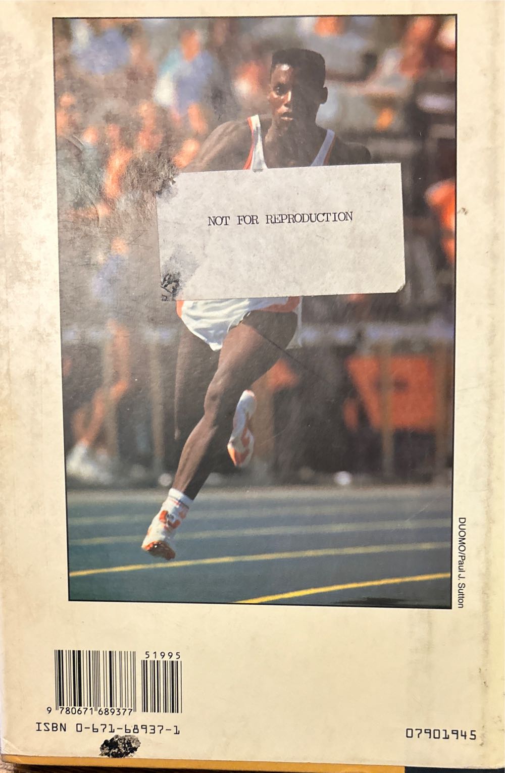 Inside Track - Carl Lewis (Simon & Schuster - Hardcover) book collectible [Barcode 9780671689377] - Main Image 3