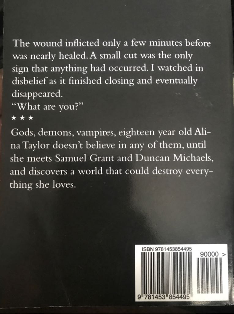 Immortal  (Paperback) book collectible [Barcode 9781453854495] - Main Image 2