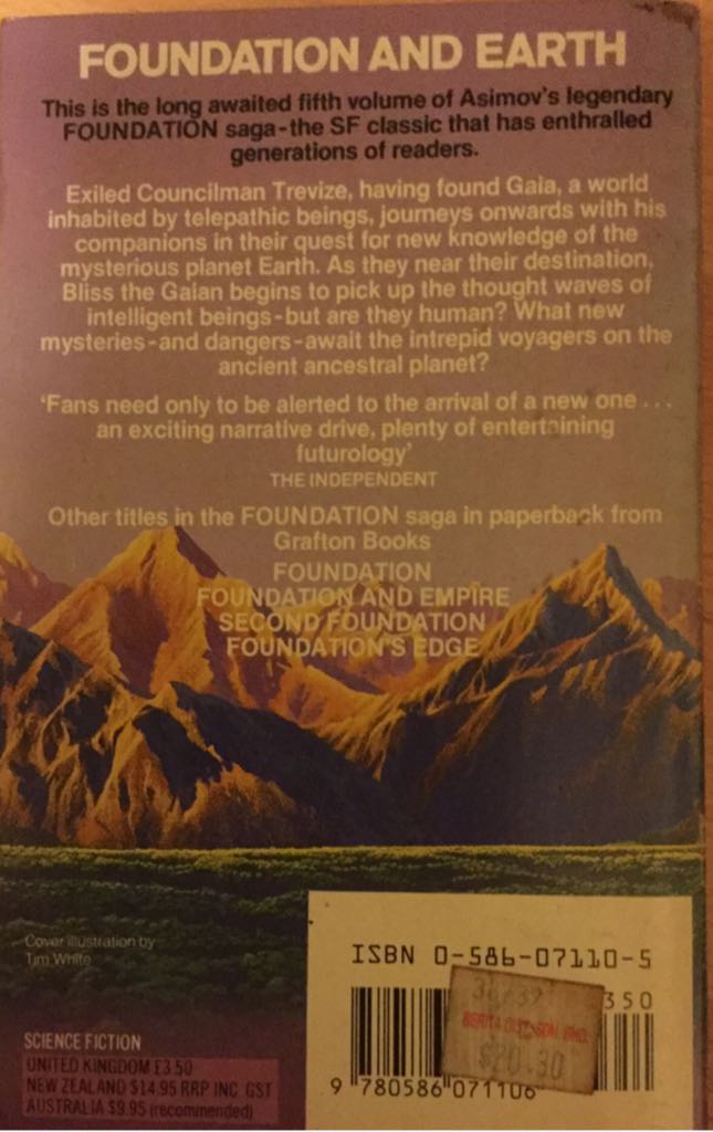 Foundation and Earth - Isaac Asimov (Granada - Paperback) book collectible - Main Image 2