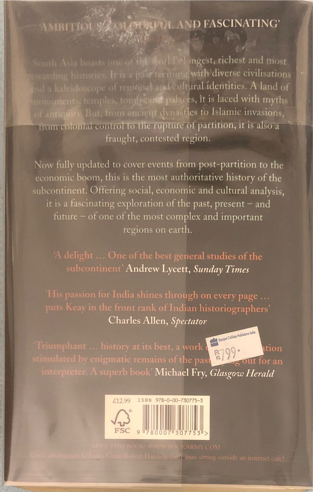 India - John Keay (HarperPress) book collectible [Barcode 9780007307753] - Main Image 2