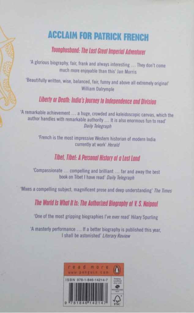 India - Patrick French (Penguin UK - Hardcover) book collectible [Barcode 9781846142147] - Main Image 2